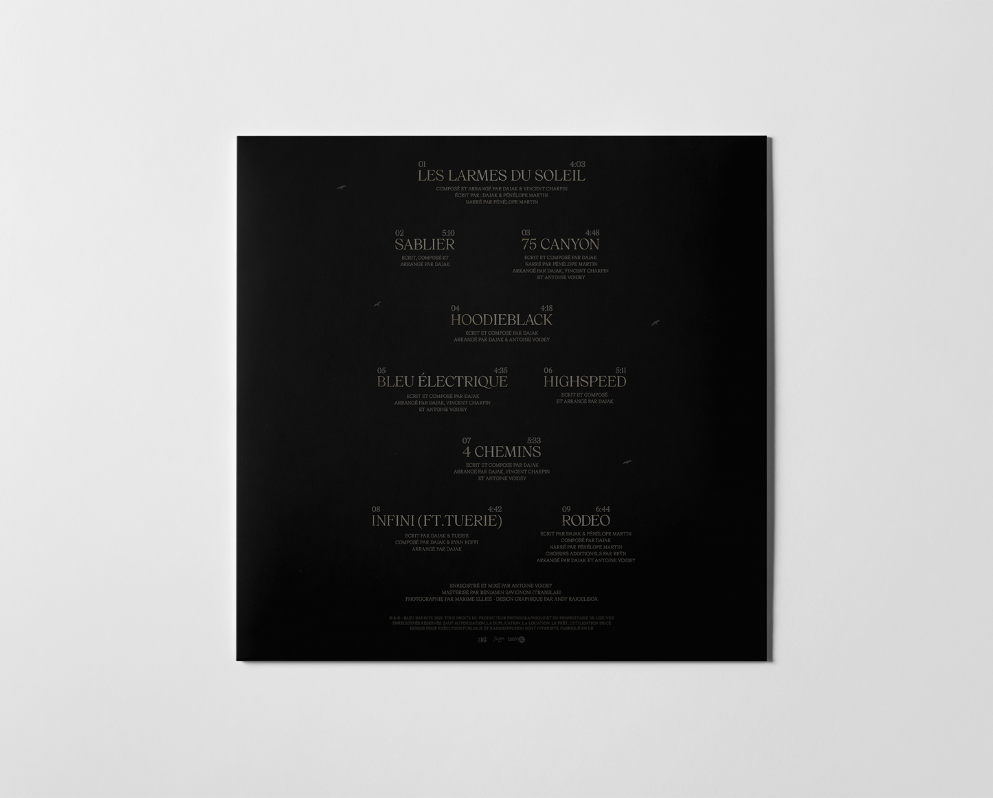 VINYLE - LES LARMES DU SOLEIL