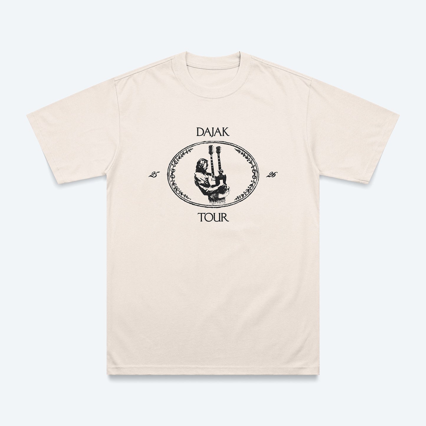 T-SHIRT BEIGE TOUR 2025/2026 - Edition limitée (CLICK & COLLECT SUR LA TOURNÉE ONLY)